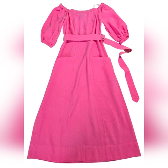 PRABAL GURUNG for JCPenney Elegant Pink Women's Dress Long Sleeve